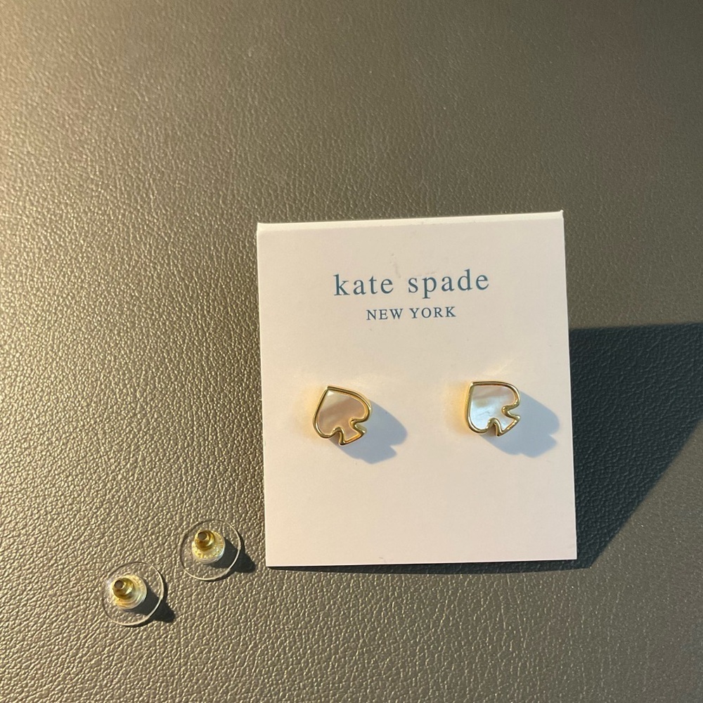 Kate spade mother of pearl dual earrings